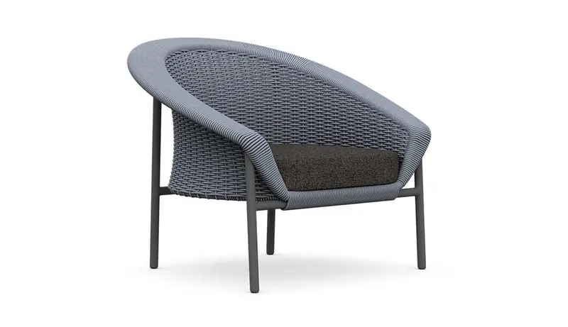 Azurro Living Cove Club Chair – Contemporary Patio Accent Chair