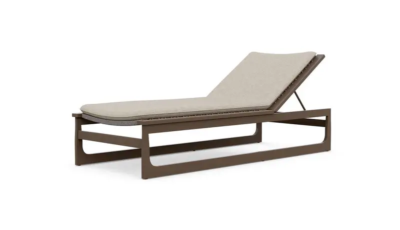 Azurro Living Cozumel Bronze Chaise Lounge