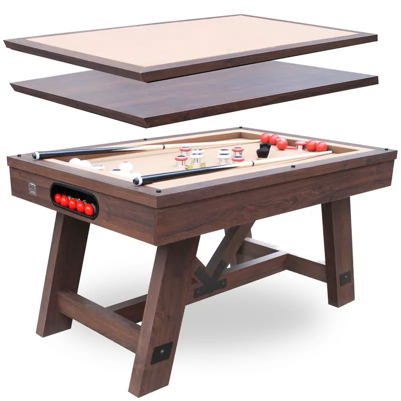 Baddah Bing 54-Inch Espresso-Finish Bumper Pool Table – Stylish & Compact