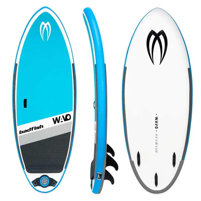 Badfish Wavo Wiki Inflatable Surfboard – Compact Stand-Up Paddle Surf Craft