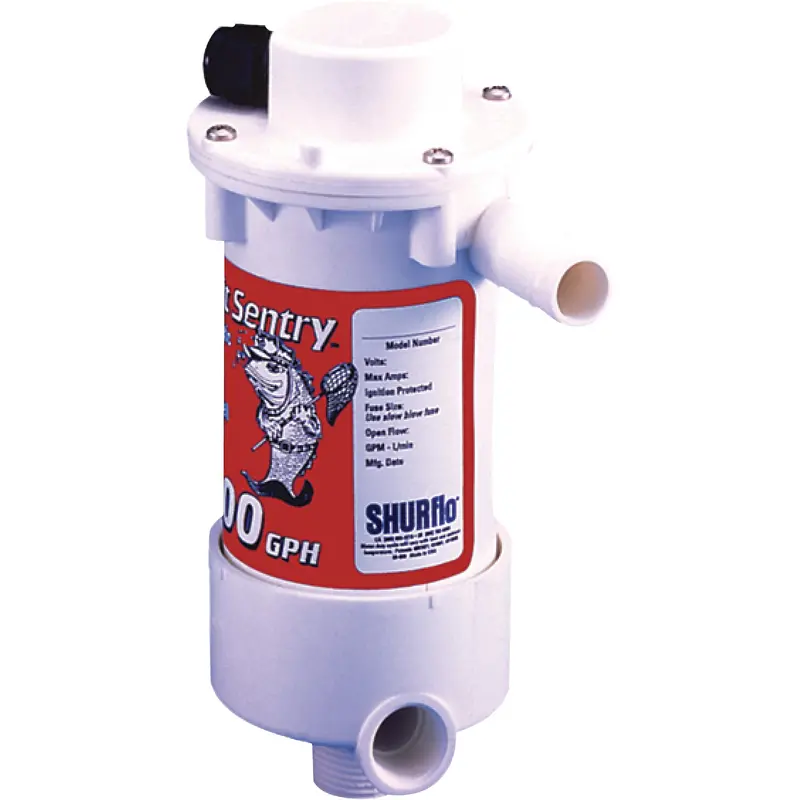 Bait Sentry Dual-Outlet Livewell Pump