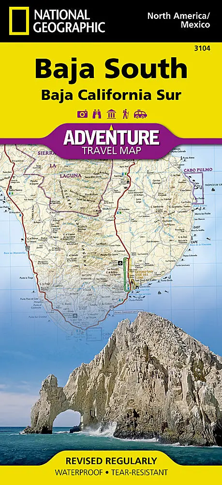 Baja California Sur Travel Map