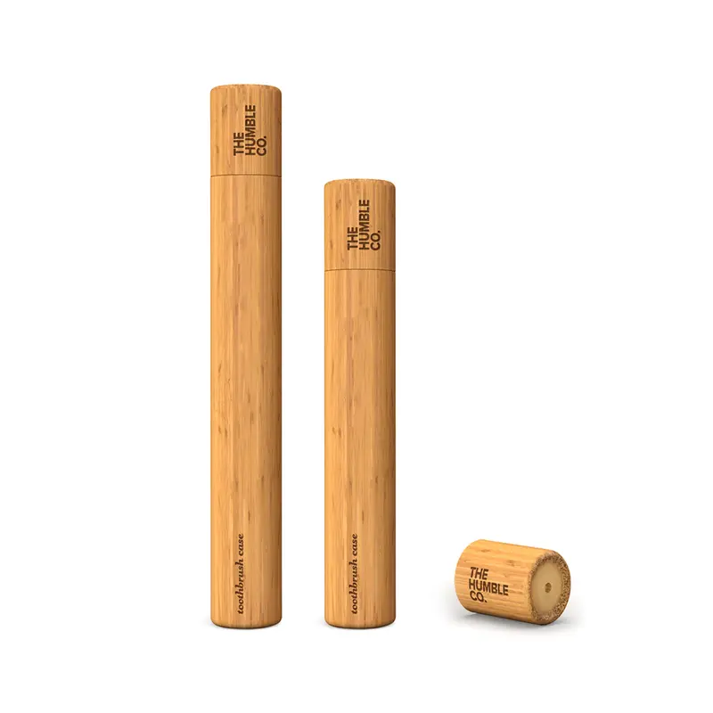 Bamboo Travel Toothbrush Holder