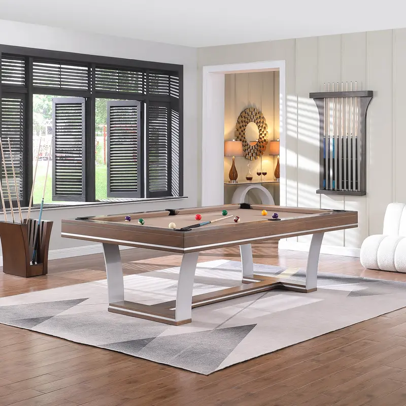 Barcelona 8′ Slate Pool Table – European-Inspired Design & True Roll Accuracy