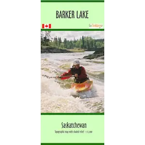 Barker Lake Canoe Route Map