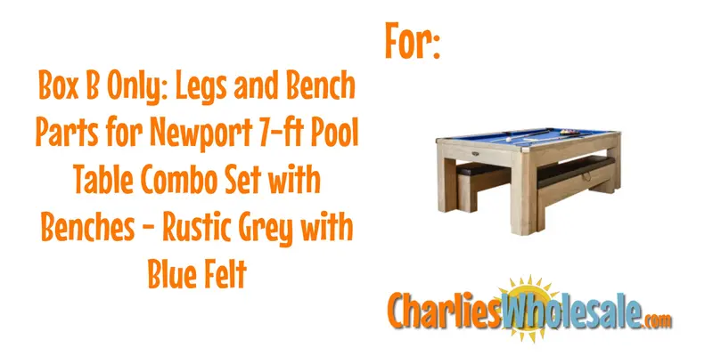 BG50374B Replacement Kit: Legs and Bench Assembly Parts