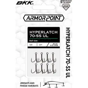 BKK Hyperlatch Treble Hook Assortment – Corrosion-Resistant