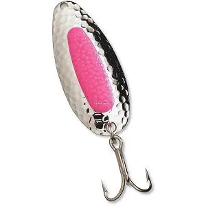 Blue Fox Pixee Spoon – 1/2 oz, Nickel/Fluorescent Red Finish