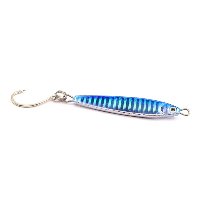 Blue/Silver In-Line Single-Hook Stick Jig – Two Size Options