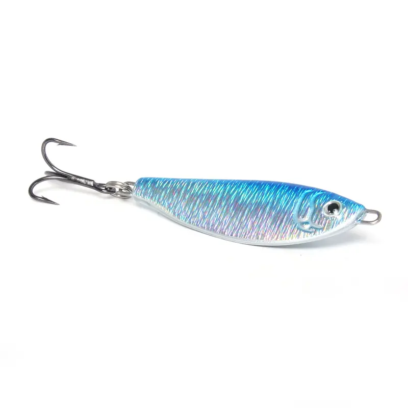 Blue & Silver Shad-Style Jig