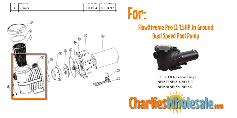 Blue Wave NE4212 Strainer Replacement for NE4517–NE4520 Filter Systems