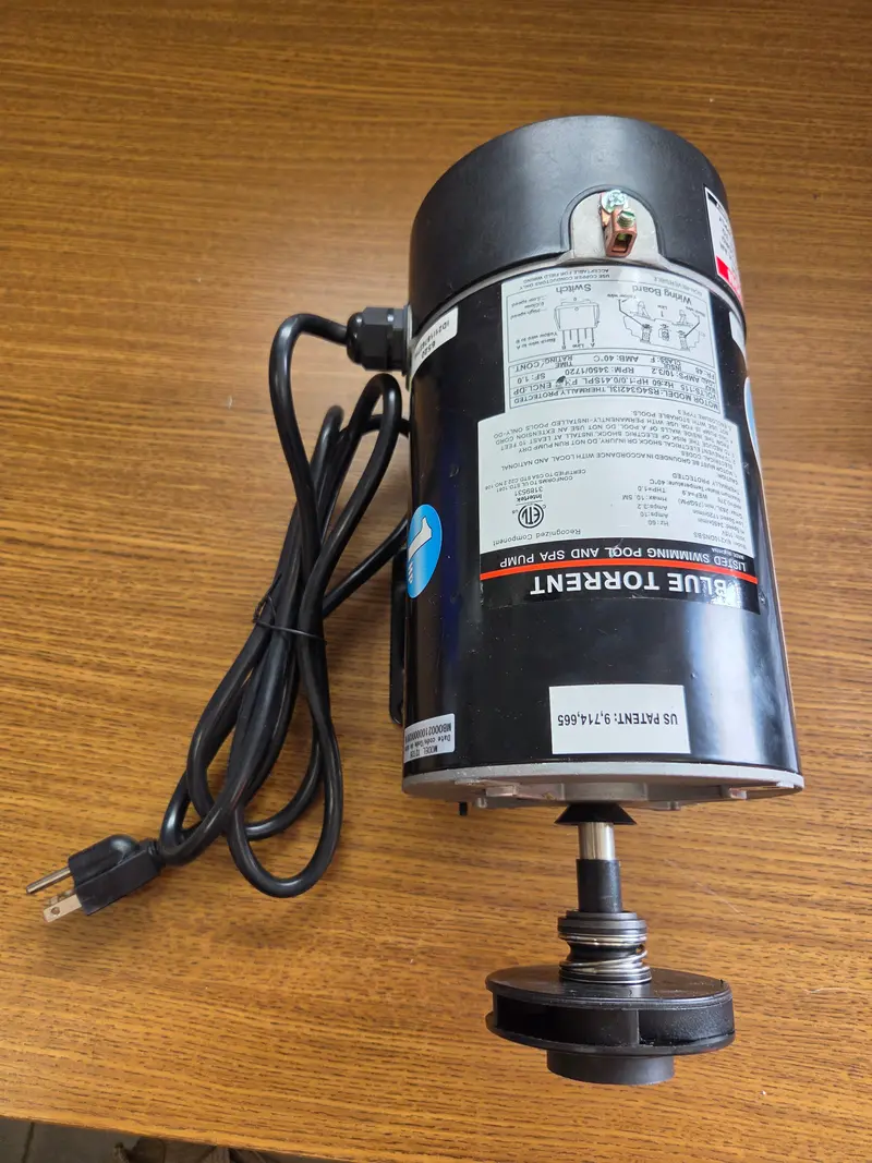 Blue Wave or Blue Torrent Pool Pump Motor Replacement