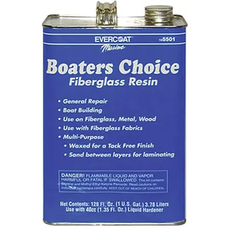 Boater’s Choice Wax-Infused Polyester Resin for Reliable Bonding