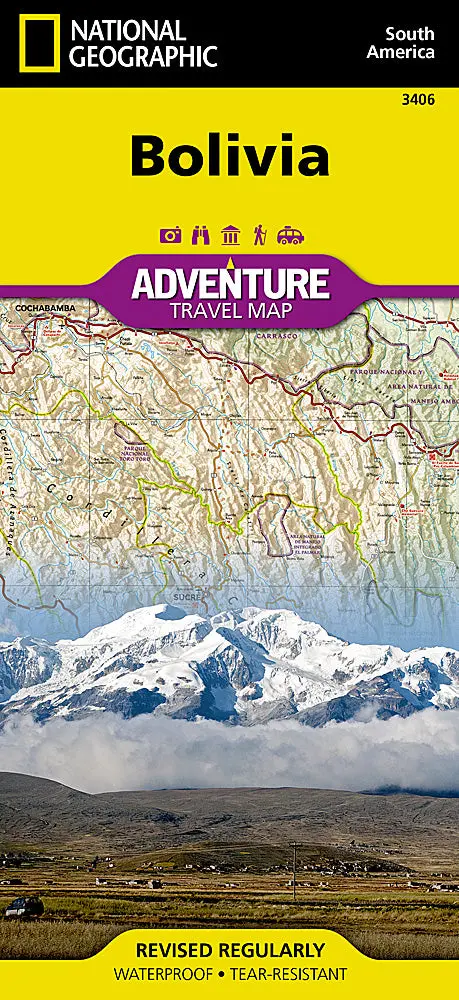 Bolivia Trekking & Adventure Map