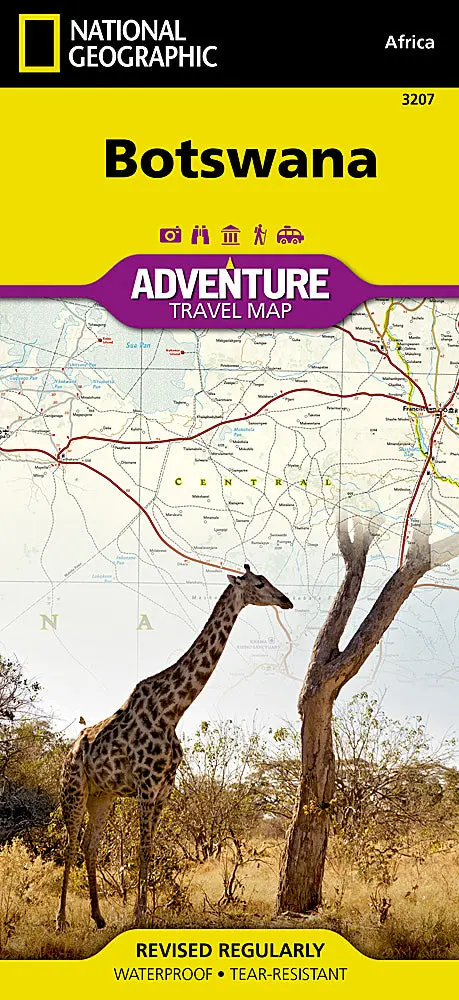 Botswana Safari Adventure Map