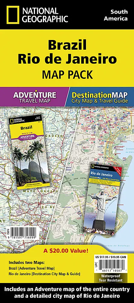 Brazil & Rio de Janeiro Discovery Map