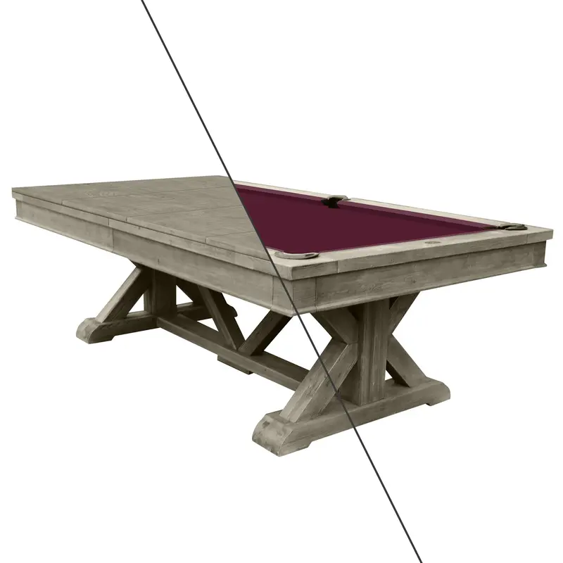 Brazos River 8-Foot Slate-Finish Pool Table with Accessories