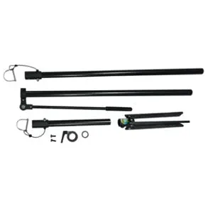 Brew City Tri-Style Ice Fishing Stand with 60-Inch Adjustable Pole Kit