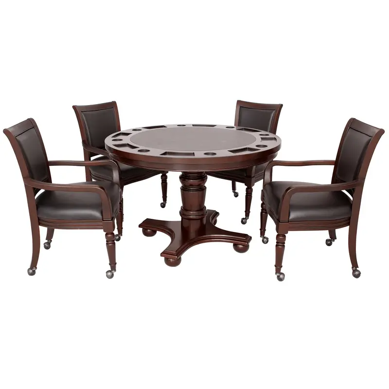 Bridgeport Convertible Poker and Dining Table Set