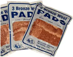 Bronze Wool Pads for Gentle Surface Restoration