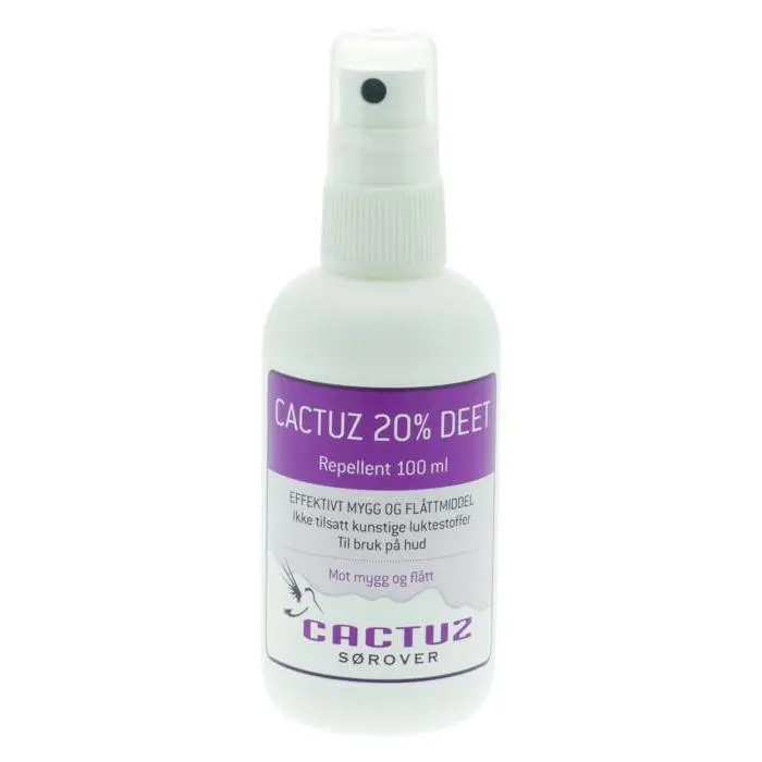 Cactuz 20% DEET Mosquito Repellent Spray – 100ml