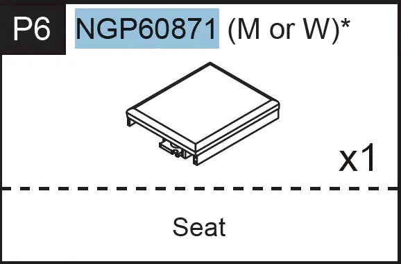 Cambridge Spectator Chair Seat Replacement – NGP60871 (Mahogany or Walnut)