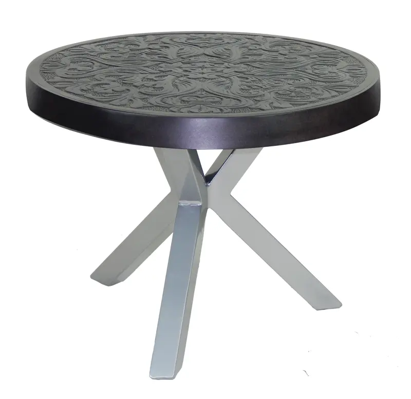Castelle Altra Compact Round Side Table – 24″ Diameter
