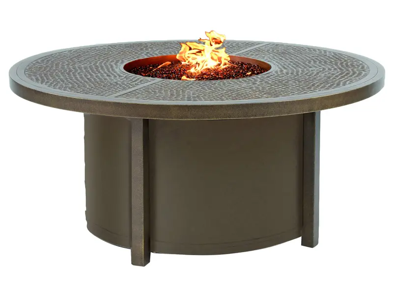 Castelle Altra Round Fire Pit Table – 49″ Diameter