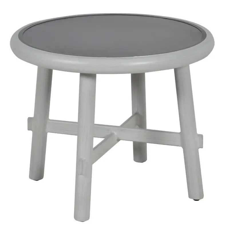 Castelle Barbados 24″ Round Side Table – Coastal-Inspired Patio Accent