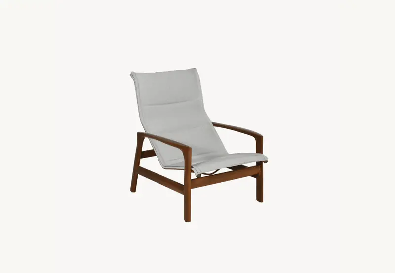 Castelle Berkeley Padded Easy-Lounge Sling Chair
