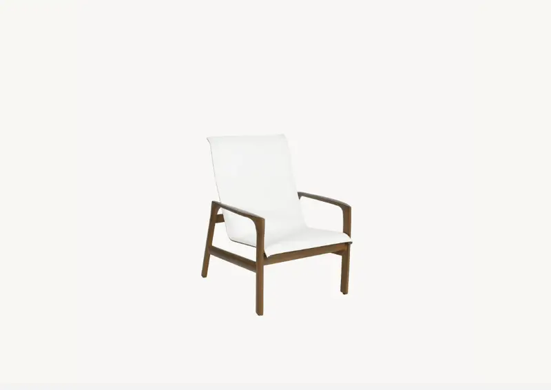 Castelle Berkeley Padded Sling Lounge Chair