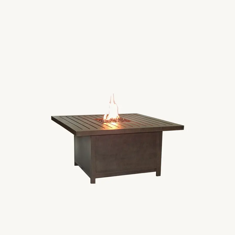 Castelle Moderna Rectangular Firepit Coffee Table – 36″ x 52″