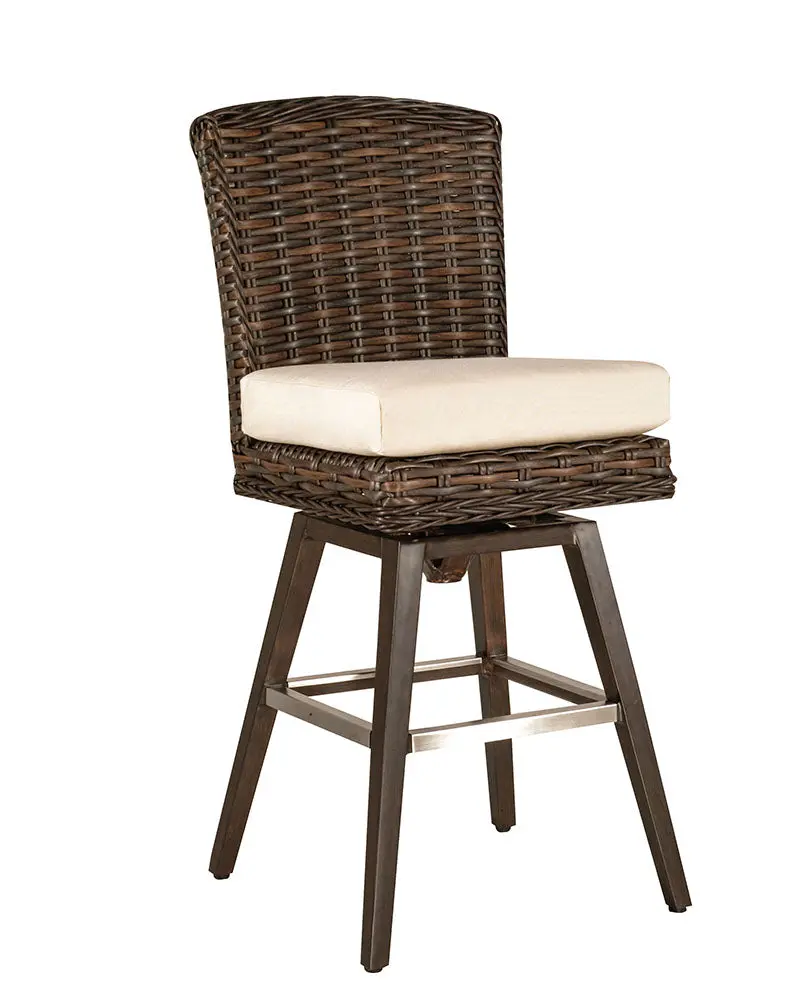 Catalina Swivel Bar Height Chair – Patio Renaissance Outdoor Seating
