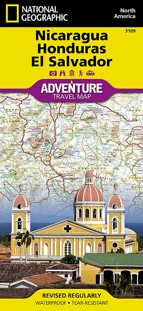 Central America: Nicaragua, Honduras & El Salvador Expedition Map
