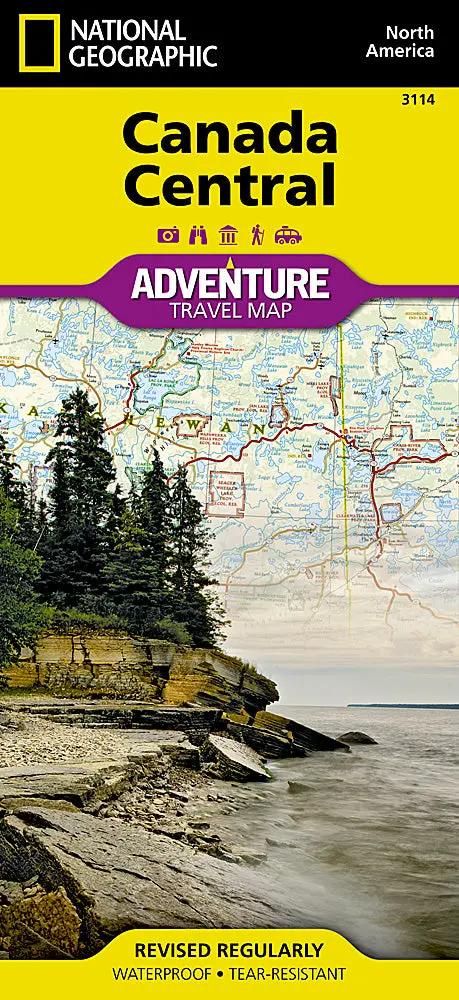 Central Canada Exploration Map