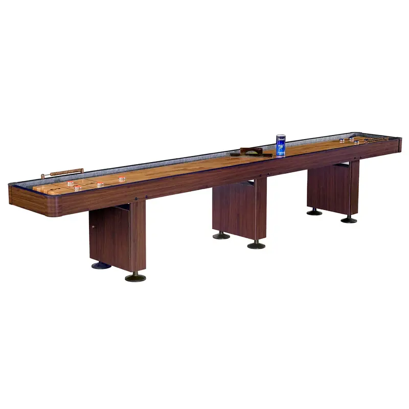 Challenger 14-Foot Deluxe Walnut-Finish Pub-Style Shuffleboard Table