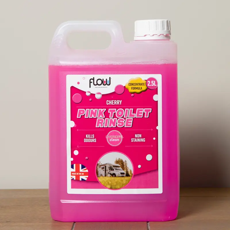 Cherry Pink Toilet Flush Cleaner – 2.5L Concentrated Rinse Fluid