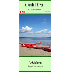 Churchill River Canoe Map – Volume 01