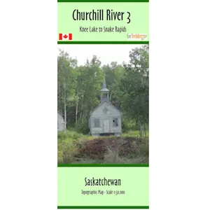 Churchill River Canoe Map – Volume 03
