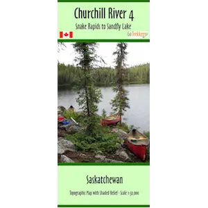Churchill River Canoe Map – Volume 04