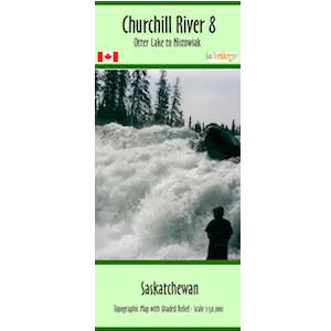 Churchill River Canoe Map – Volume 08
