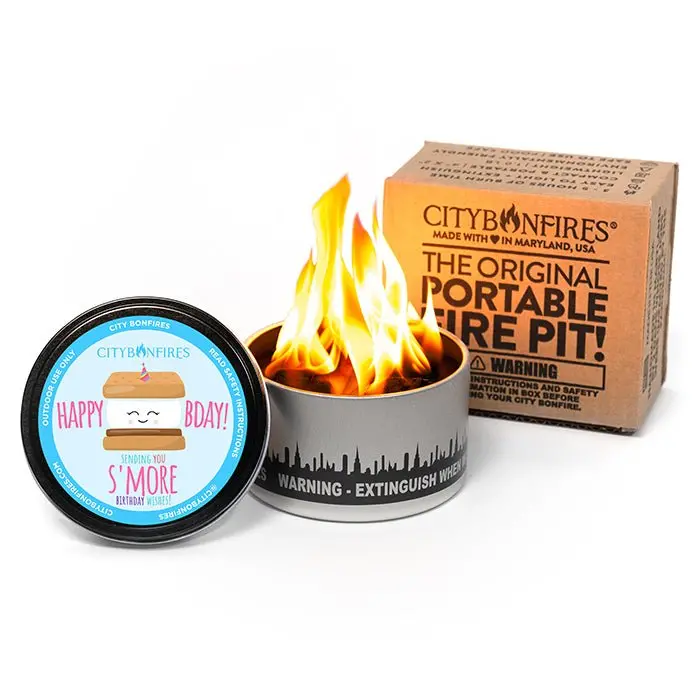 City Bonfire Happy Birthday Edition – Limited-Edition Fire Pit