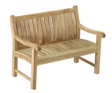 Classic Teak 6-Foot Bench – Solid Teak Long Bench for Patios and Gardens