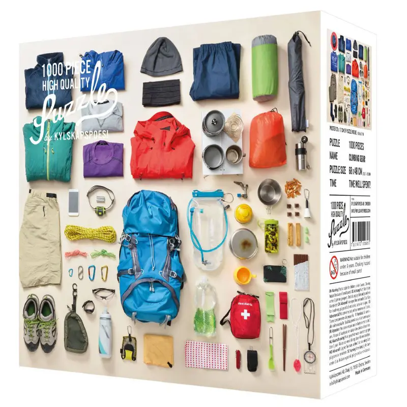Climbing Gear Jigsaw Puzzle – 1000-Piece Challenge