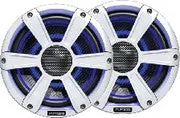 Coaxial Marine Speakers with RGB LED Lighting – Sports Edition