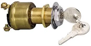 Compact 3-Position Ignition and Starter Toggle Switch