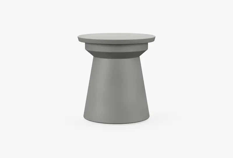 Concrete-Look Outdoor Side Table | Outer Minimalist Patio Surface