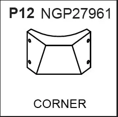 Corner Bracket Replacement for Pool Structures – NGP27961