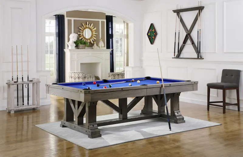 Cross Creek Slate Pool Table – 7-Foot and 8-Foot Dual-Use Options