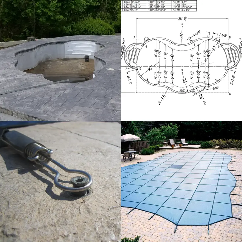 Custom Winter Safety Cover for Swimming Pools – Mesh & Solid Options (Quote + Sample Materials)